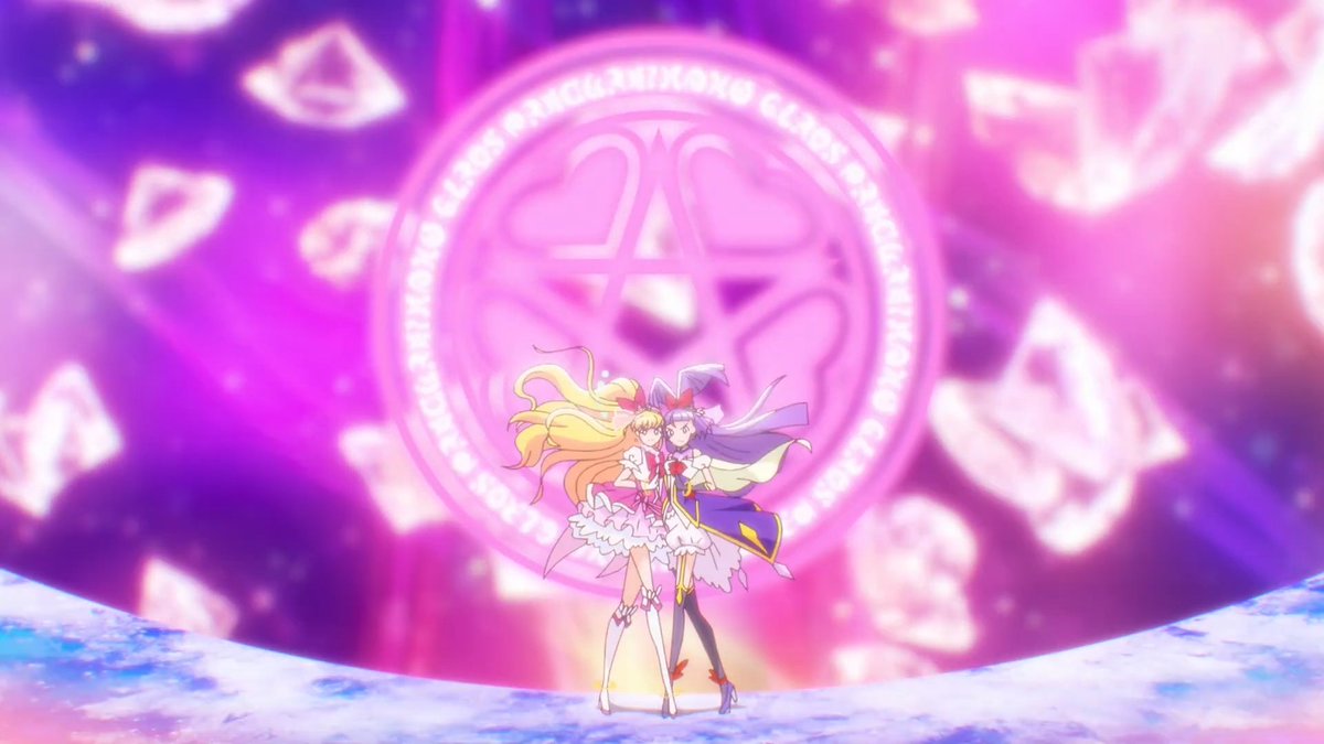 CureMemeRice's tweet photo. Transformation sequence - ❌

Mirai and Riko kissing each other for 1 whole minute ✅

#precure https://t.co/TJQVqgaaS2