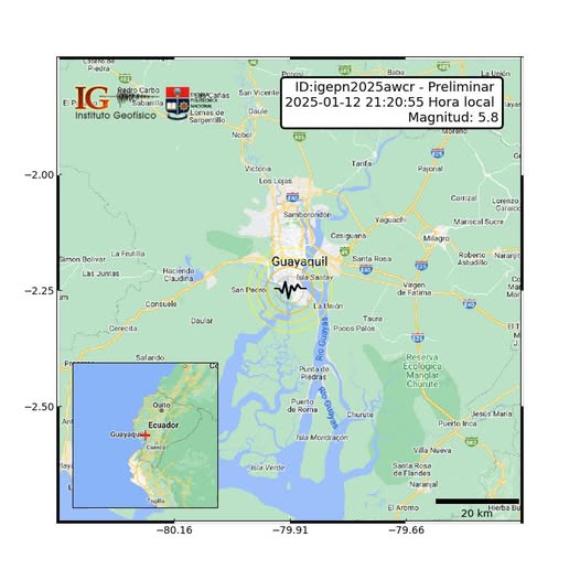noticesnyth's tweet photo. #ATENCION Se registra 2 sismo en Guayaquil unos de 4.9 y el 2do 5.8...
Se vendrá la catástrofe para guayaquil... se repetirá la catástrofe del 2016 en pedernales... #noticesnyth https://t.co/ctD0ePNnkh