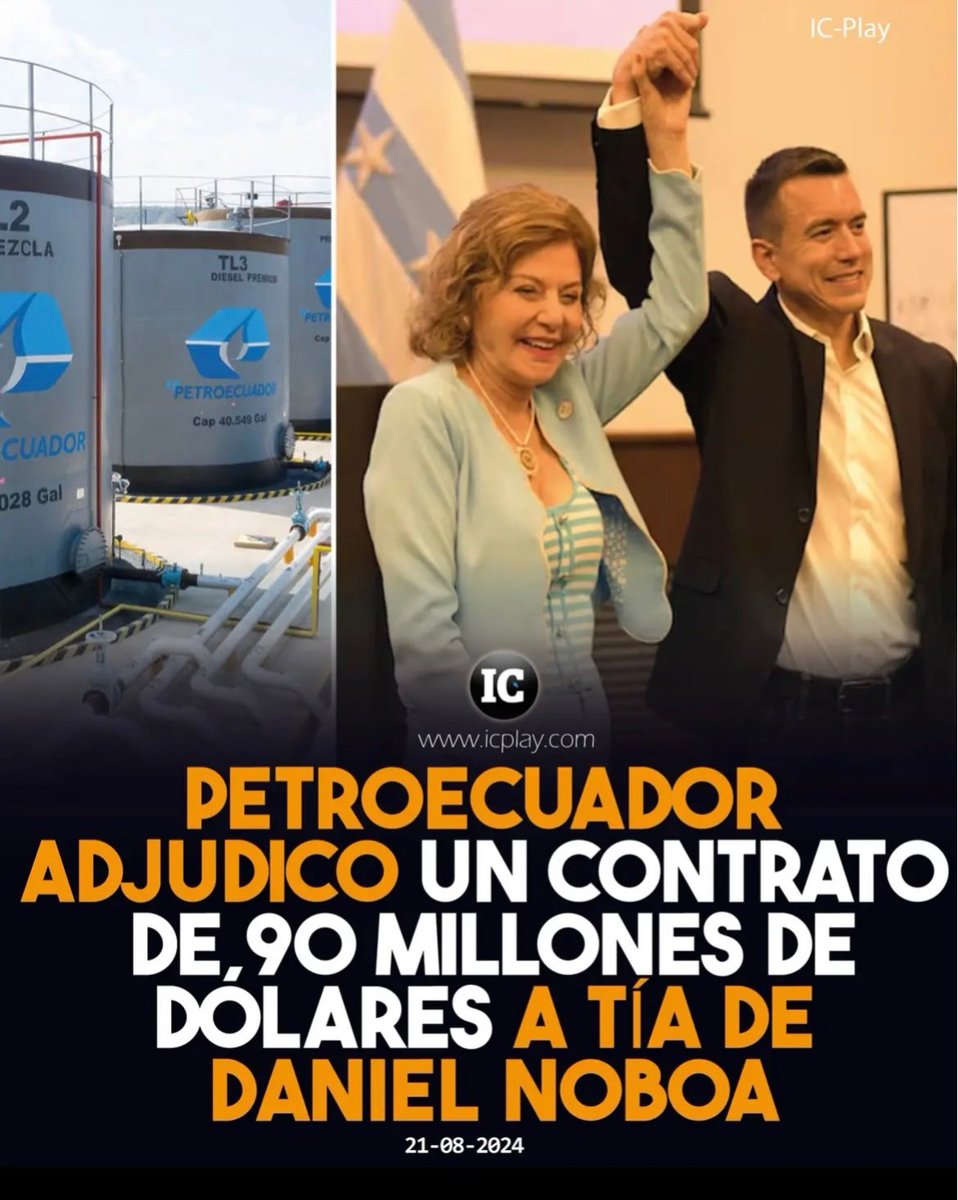 MoAnRa1's tweet photo. @EcuavisaInforma Noboa es un Dictador inmoral https://t.co/fhDyNGjwFI