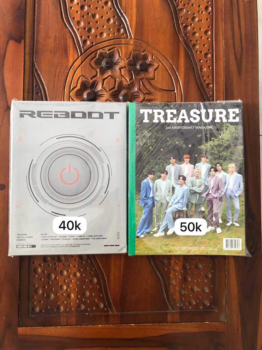 archivessahi's tweet photo. Help Rt 💞
WTS / want to sell

Album Only Treasure

• jepara, jateng
• co via 🍊(bisa req video)
• free packing (bbw+polymailer)
• freebies 

Tags. Treasure full Album Reboot hyunsuk jihoon yoshi junkyu jehyuk asahi doyoung haruto jeongwoo junghwan https://t.co/NmGqH0lLTL