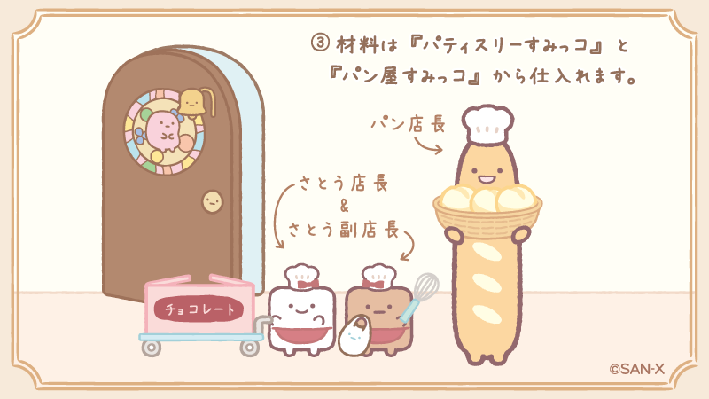 喫茶すみっコでチョコレートフェア ストーリー③ 材料は『パティスリー