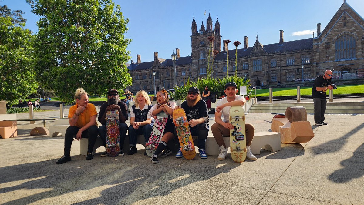 Recording now live youtube.com/watch?v=Se3rFK… of our diverse panel we held 🏳️‍🌈🏳️‍⚧️🛹♿️❤️💛🖤at University of Sydney supported by my Henry Halloran Research Trust Seminar grant and <a href="/Sydney_ADP/">Sydney Architecture, Design and Planning</a> plus my fellowship <a href="/SSSHARC/">SSSHARC at Sydney</a> <a href="/ArtSS_Sydney/">Faculty of Arts and Social Sciences</a> #SkateCER project
