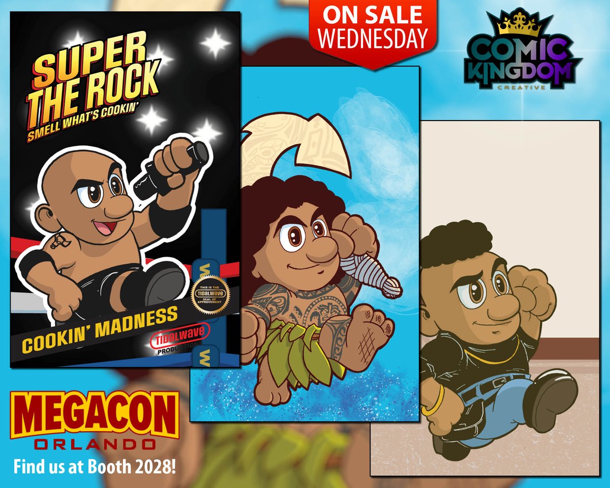 ComicKingdom_Cr's tweet photo. β° On Sale 9amPST/12pmEST Wednesday at https://t.co/XVq2TLhuST!
π₯ #matthewwaite Dwayne Rock Johnson CK #megacon Exclusive!
#comickingdomcreative #comickingdomrules #dwaynejohnson #therock @TidalWaveProd @ericMesquivel #comicbiography #musthavecover #limitedprintrun https://t.co/7Jh9F2OvdD