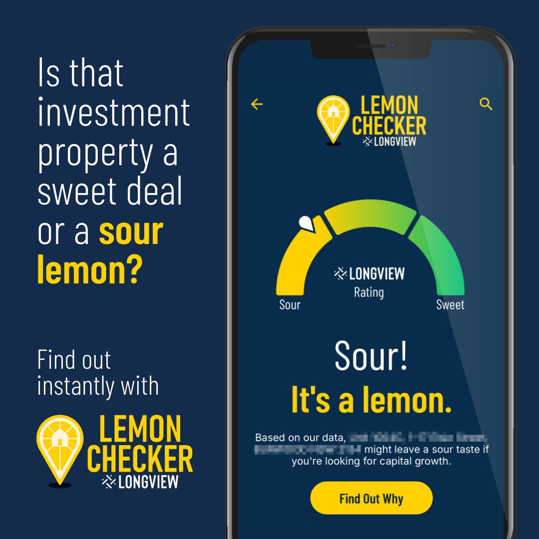We designed Lemon Checker 🍋 to help property investors make smarter, data-driven decisions. 
Find out instantly if the property you’re considering is a high-growth opportunity or one that could leave you with a sour taste. 

👉 hubs.la/Q032bXzX0