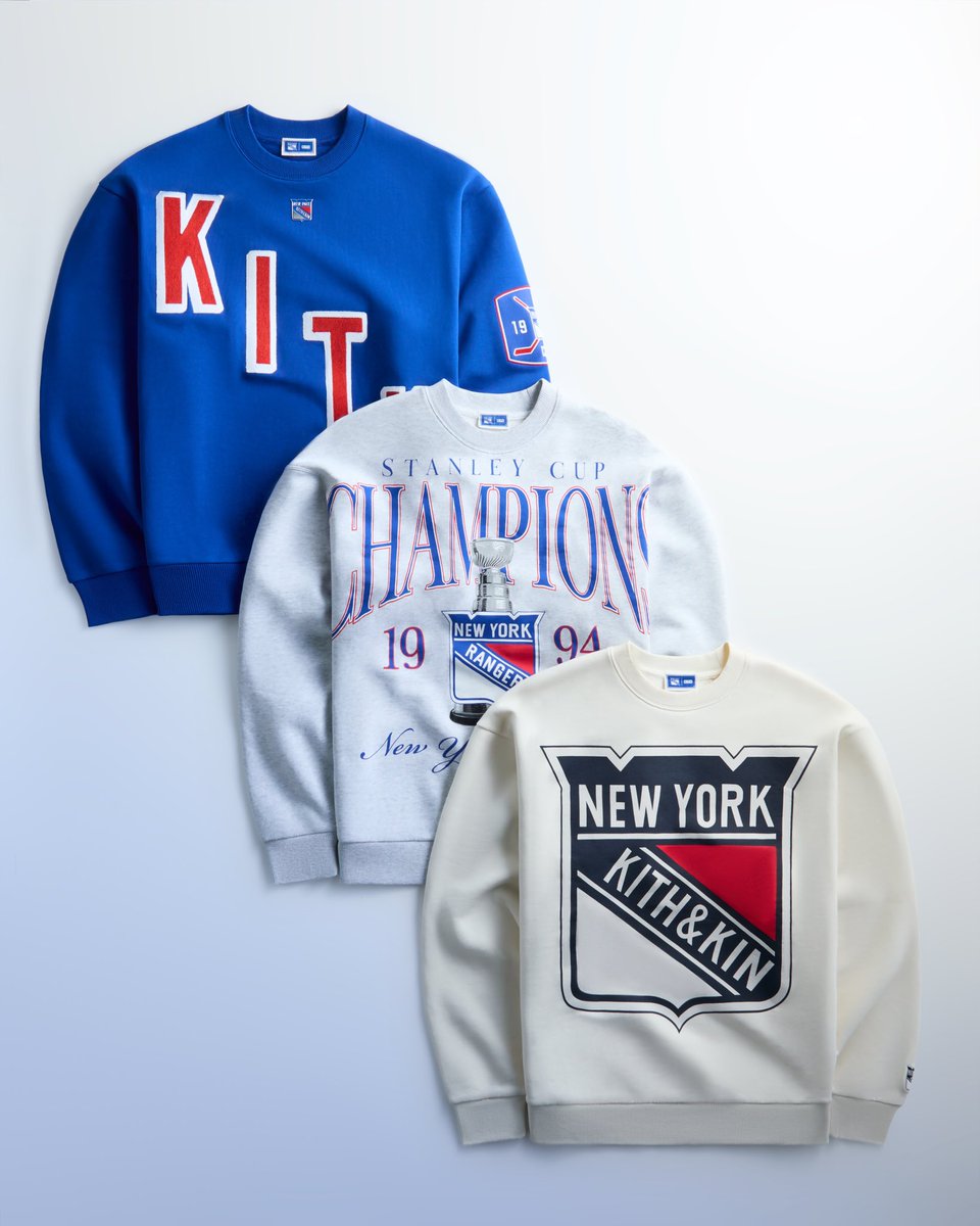 RonnieFieg's tweet photo. KITH FOR THE NEW YORK RANGERS. https://t.co/88JKwrrs6H