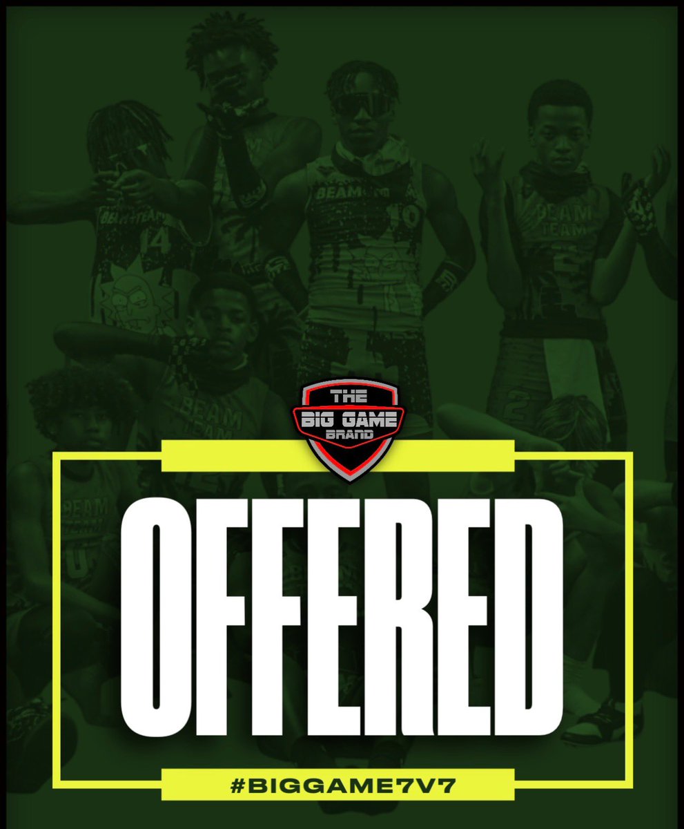 All glory to God!
I am extremely blessed and honored to receive an official offer to play for Big Game 7v7! Thank you to [Coach Bingo, Coach Dustin], the Big Game family, and everyone who has supported me along the way. #BigGame7v7 #TheCoastGotSomethingToSay @biggame7v7
