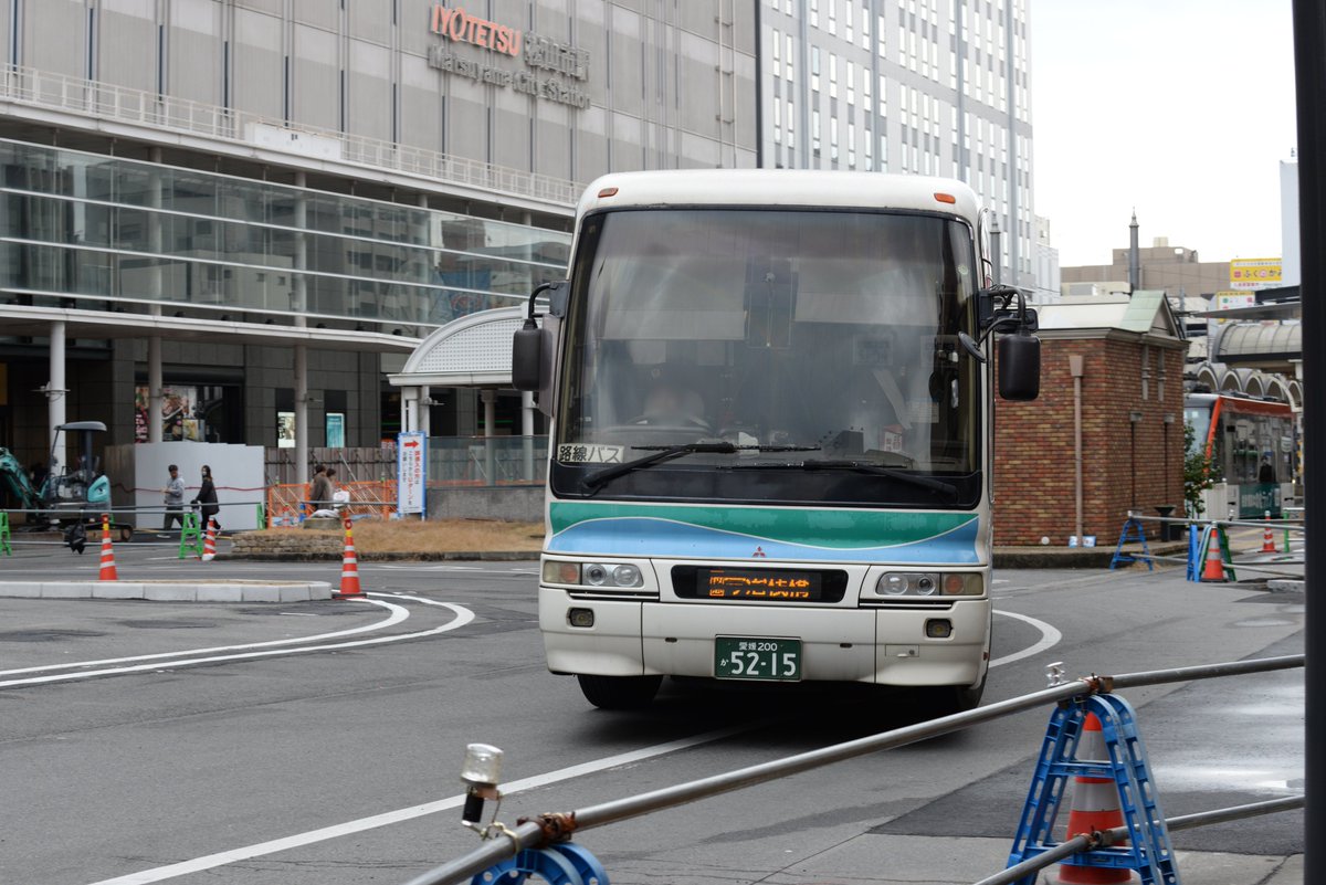 せとうちバス 愛媛200か5215乗車(昨日) 特急 今治桟橋 元阪神のKC-MSで