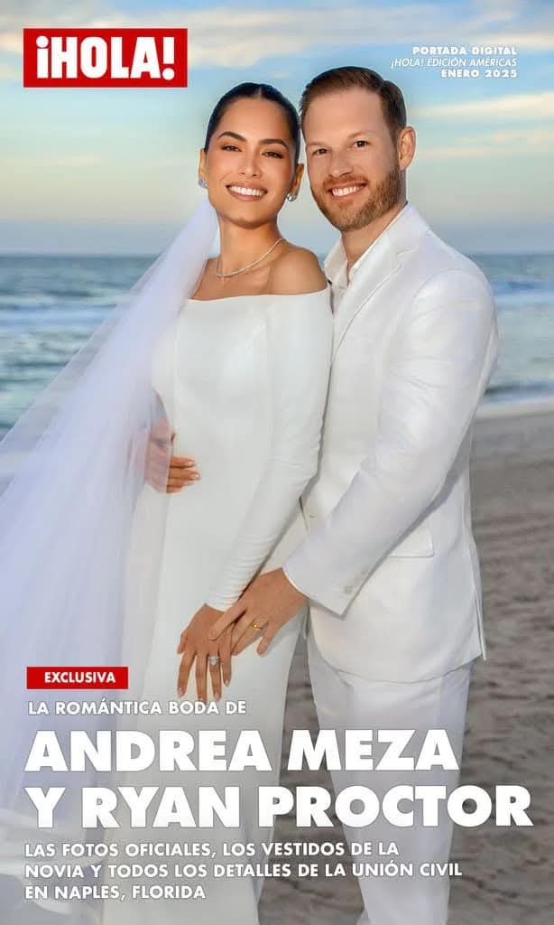 MasFarandulaOf's tweet photo. Andrea Meza (ex Miss Universo) se casó este fin de semana con Ryan Proctor por el civil, la ceremonia se llevó acabó a orillas del mar en Naples,Florida.
#Boda #AndreaMeza #RyanProctor #RecienCasados #MissUniverse #MissUniversoMéxico https://t.co/ZXLYYHAC0N