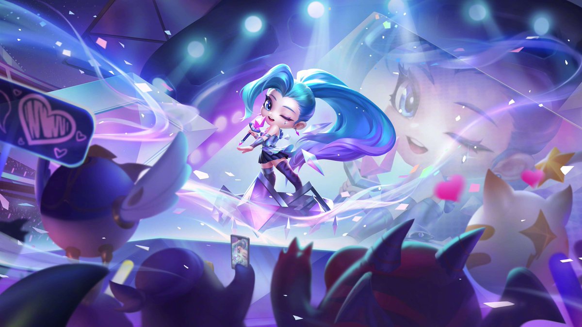Spideraxe30's tweet photo. HD Chibi K/DA ALL OUT Seraphine Splash https://t.co/WhXBmNGho1
