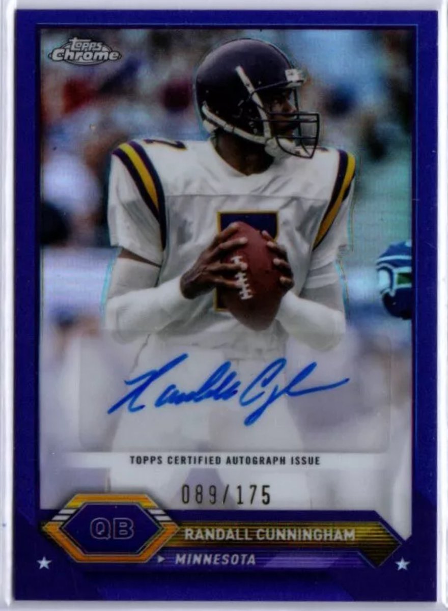 The Minnesota Vikings can advance with a big win against the Rams.

Another conference championship run would be great.

RT for a chance to win this 2023 <a href="/Topps/">Topps</a> Composite Randall Cunningham autograph.

Must be following <a href="/realmnsportsfan/">Minnesota Sports Fan</a> and <a href="/tlschwerz/">Ted</a> to win.