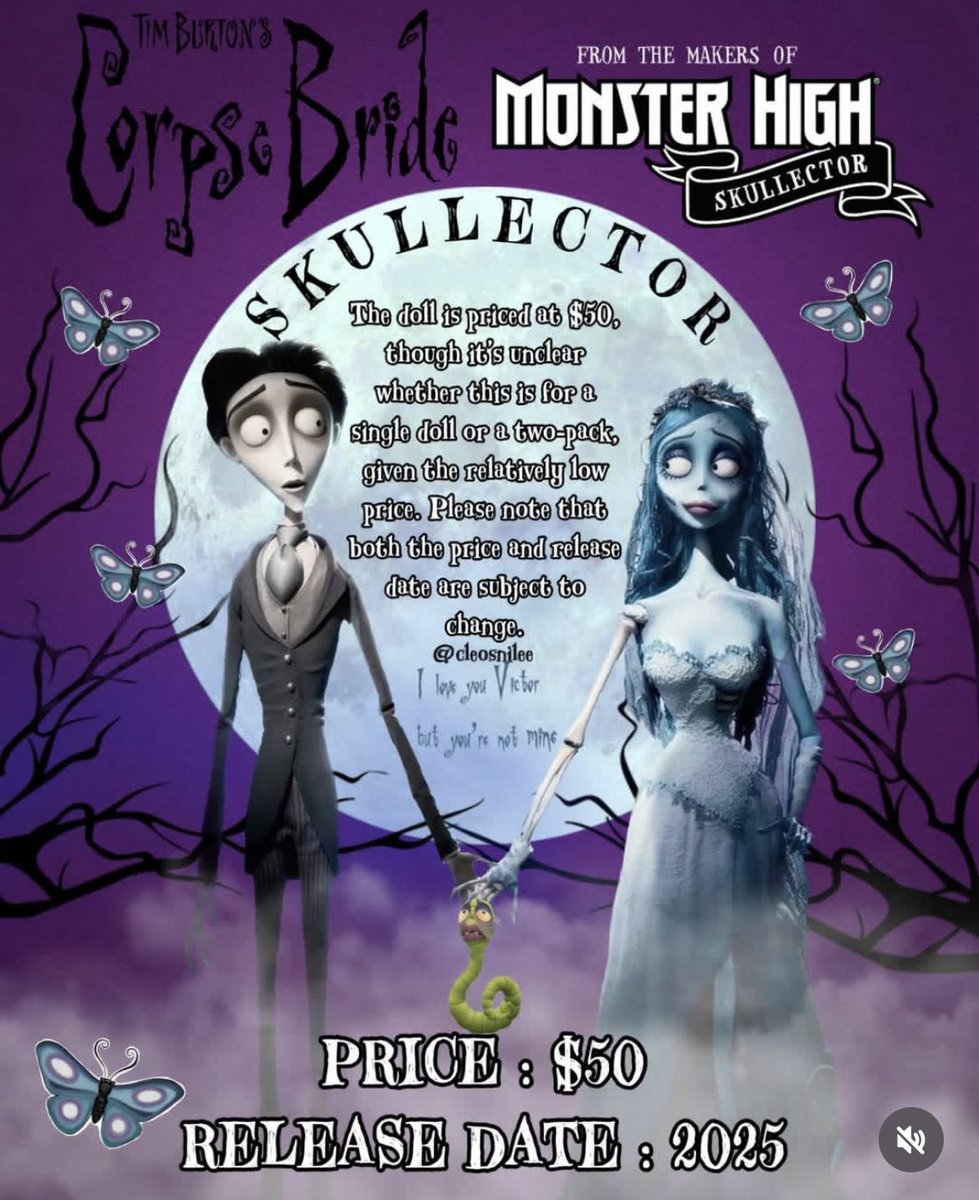 Vampireg0th4's tweet image. CARALHO a mattel vai lançar bonecas dos meus filmes favoritos e eu NÃO TENHO DINHEIRO PRA COMPRAR TODOS PQP QUE ÓDIO
(Eu me metendo em dívida pra comprar as doll de beetlejuice e Noiva cadáver—