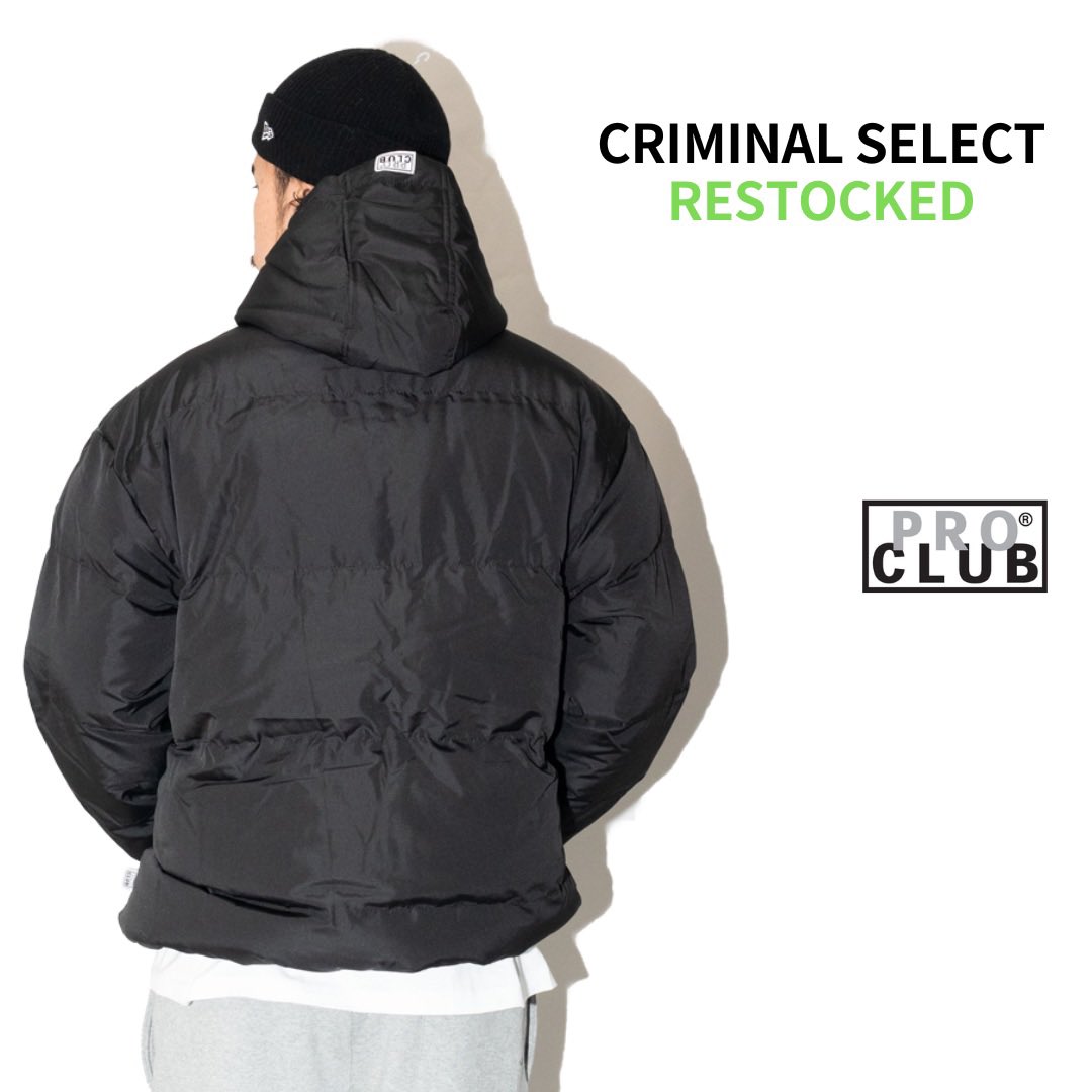 QR_1989's tweet image. 🔥RESTOCKED🔥
⬇️WEB STORE⬇️
criminal.ocnk.net/product/595
🇺🇸PRO CLUB🇺🇸
【BUBBLE DOWN JACKET】
SIZE / M - 4XL
MATERIAL / POLYESTER 100%
PRICE / 12,650 YEN (TAX IN)

@CRIMINAL__1995 

#criminal #proclub #bubblejacket #jacket #downjacket #hiphop #chicano #lowrider #LosAngeles