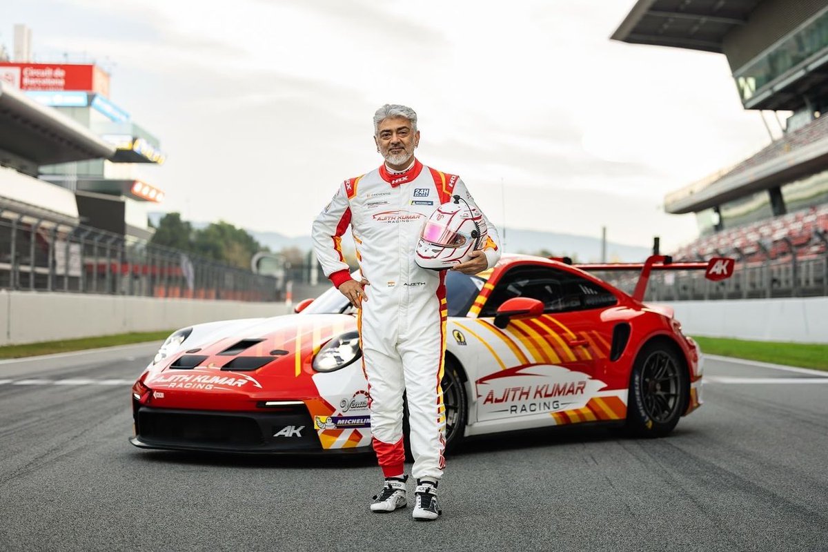 Congratulations and best wishes to Actor Ajith Kumar sir,Great news,
 you achieved 3rd place winner in the Dubai 24H Series 911 GT3 R Category,
Your inspiring passion  made India Tamil nadu proud.
👏🏽👏🏽🌺

#MotorSports
<a href="/onlynikil/">Nikil Murukan</a> 
<a href="/Riyaz_Ctc/">Riyaz A</a>