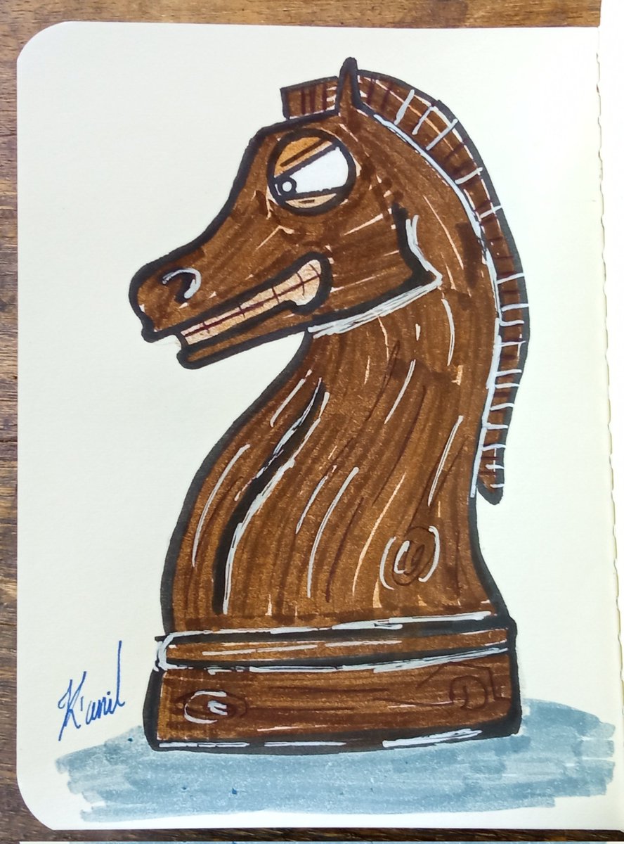 SKanil9's tweet photo. Cerró el libro, inquieto. Cada casilla parecía igual a la anterior, pero algo cambiaba en él con cada paso. ¿Qué ocurrirá al final del tablero? Las preguntas quedaron abiertas...

#Kanilcartooning 

#Ajedrez #Chess #pawn #LaMetamorfosis #Kafka #cartoon #Dibujo #sketchbook #ink https://t.co/yfT30msbvr