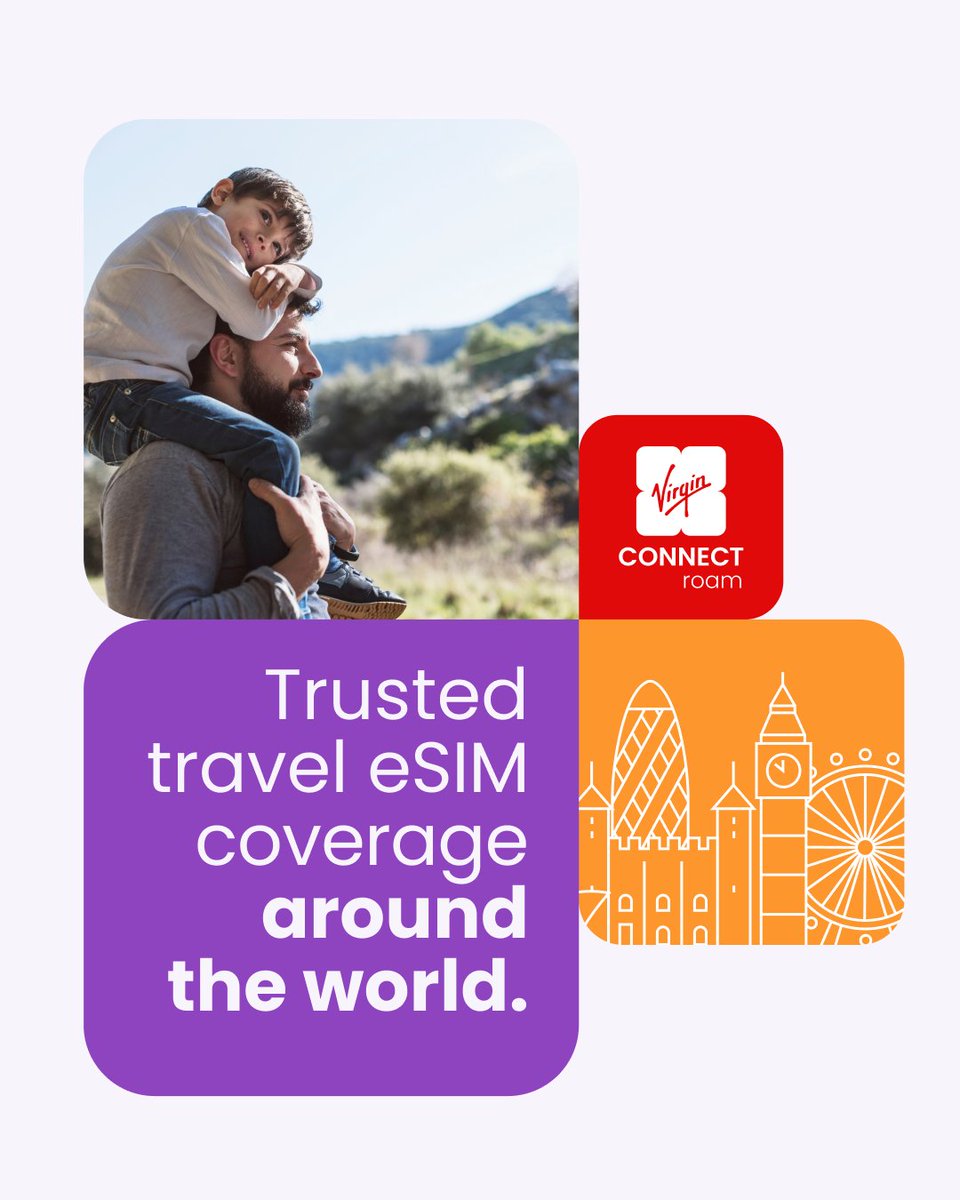 _VirginConnect's tweet photo. Fast, simple, and easy data for wherever you roam.
Get started: https://t.co/rvmKn1tyVT
#ReadySetRoam
#VirginConnectRoam #VirginConnect
#eSIM #travel https://t.co/WAIyDOKQU8