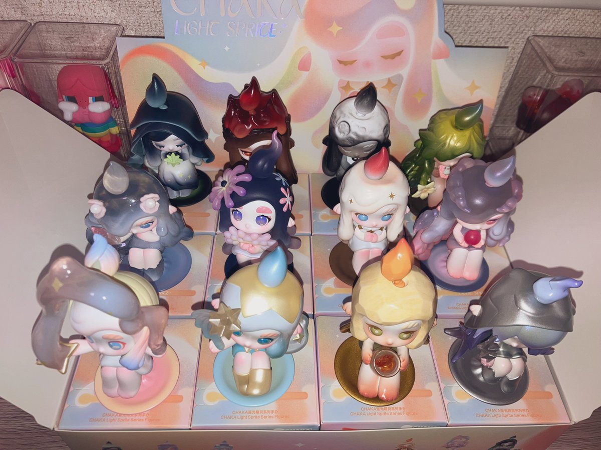 kichan1116's tweet photo. CHAKAちゃんアソート買い🕯️
全部のキャラクターが綺麗〜✨
2人特にお気に入り🌠
#Light_Sprite
#CHAKA 
#FIREFLY
#LIGHTNING https://t.co/F0rzCe6OOp