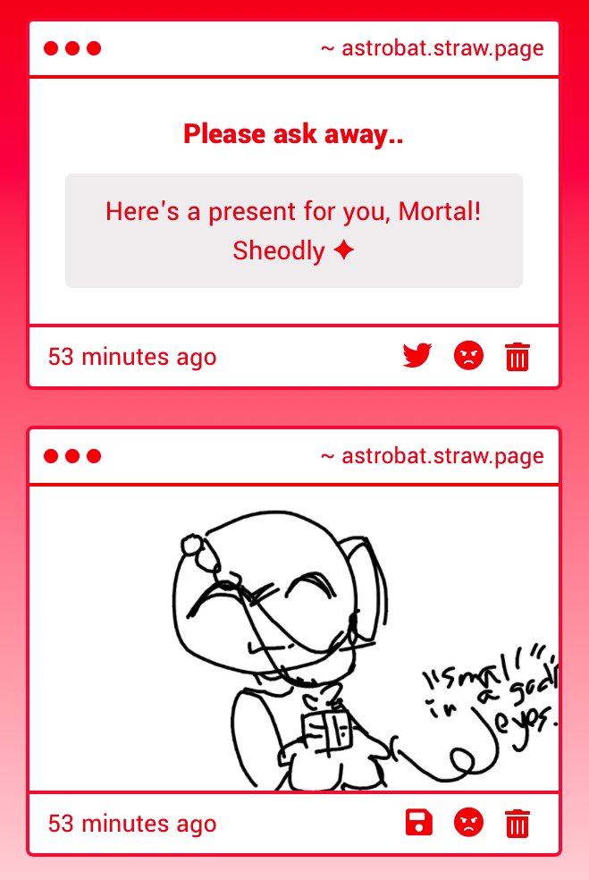 batstr0's tweet image. A gift.. for me!!.. this is so sweet.. thank you my goddess..

Astrobat