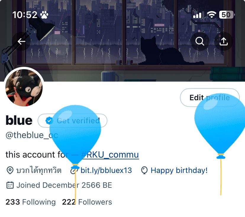 blue (เก็บแอค) tweet media