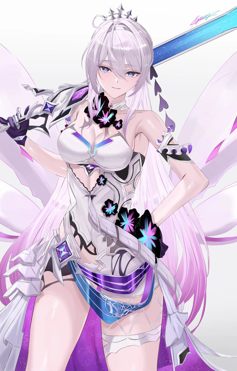 Kiana, just never stops being beautiful 🤍🥰 
pixiv.net/en/artworks/12…
