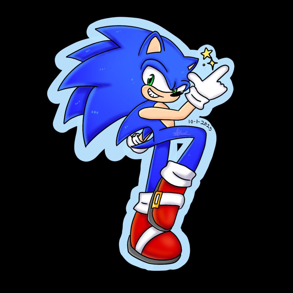 KnightKami27's tweet photo. .+•*Blue Goober ⭐️ #SonicTheHedgehog https://t.co/rMA7z5Lc5l