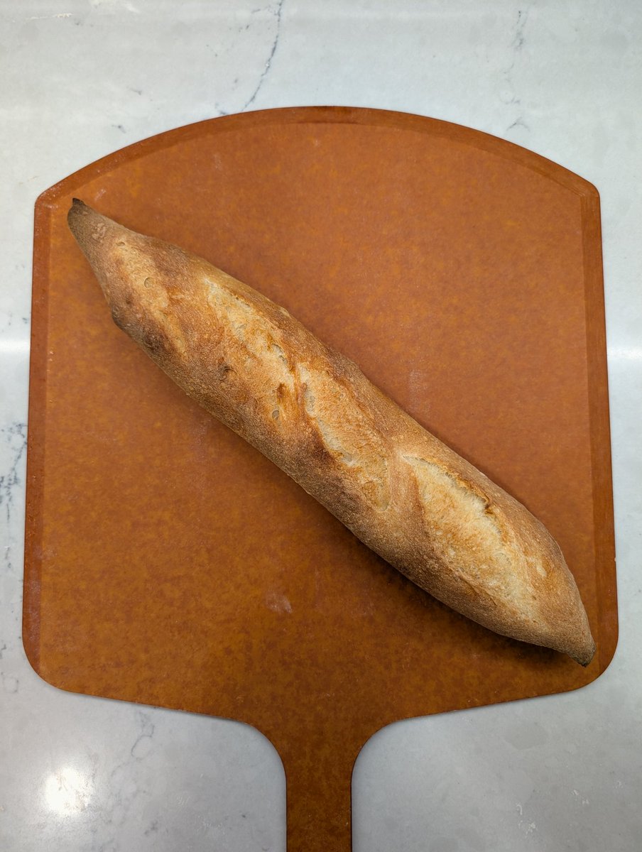 mizary's tweet photo. 75% hydration French bread baguettes. I'm getting better at this bread game. https://t.co/MKv0SZv6zx