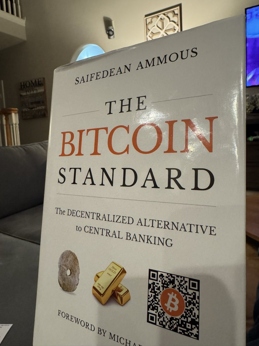 StevenMiori's tweet photo. Just finished this book by @saifedean and highly recommend it to anyone who has heard of Bitcoin and curious. 

Learned a lot. https://t.co/nAgvjDOVek