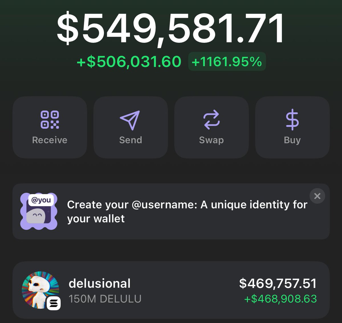 notEezzy's tweet image. crypto rewards delusional believooors.

$SHIBA believers were delusional enough and believed they could flip $DOGE

$DOGE believers were delusional enough and made it a global movement.

It is our turn to be delusional enough to make it.

I am $DELULU…