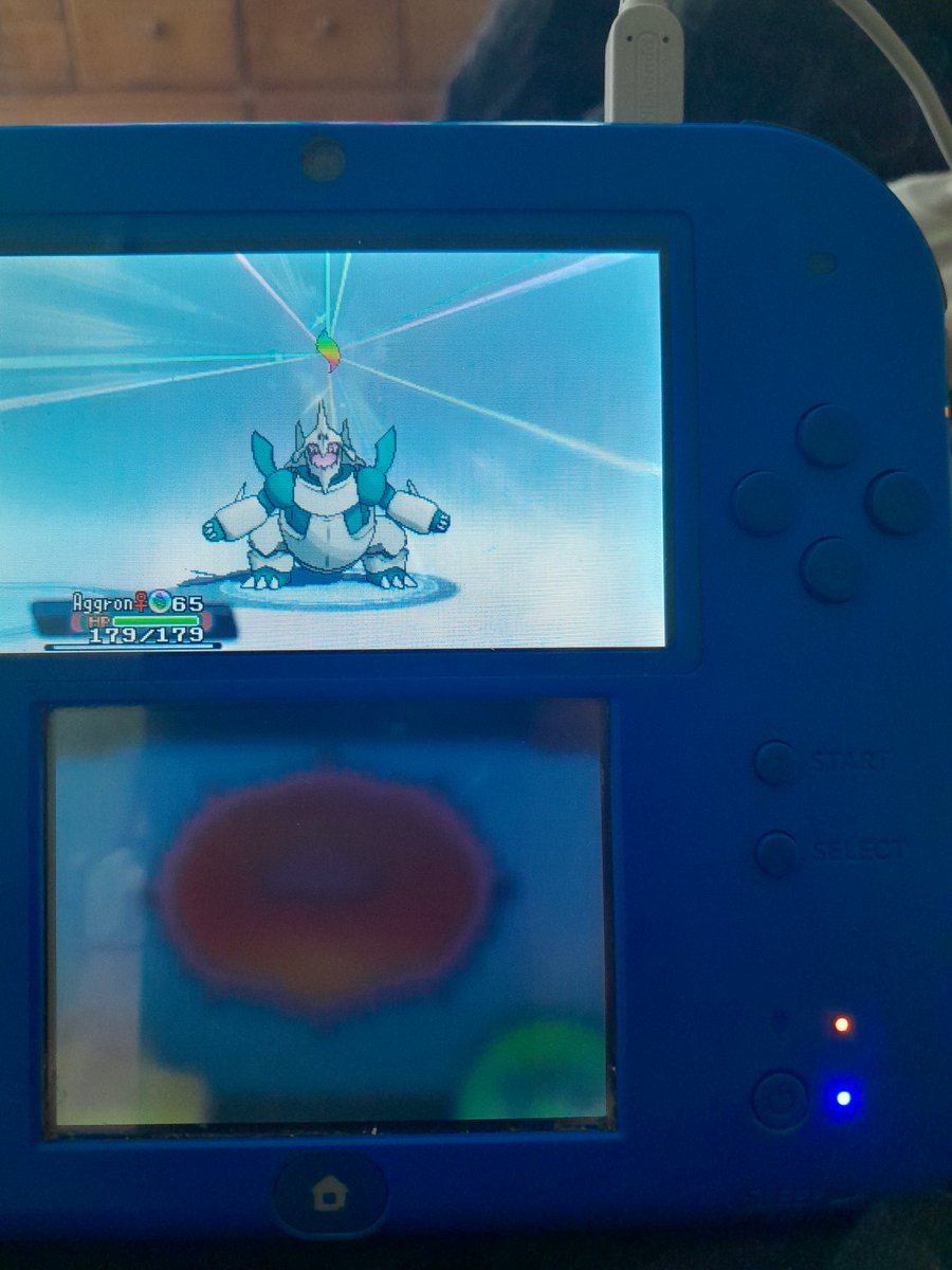 #PokemonOmegaRubyAlphaSapphire #ShinyPokemon shiny Aggron from this morning