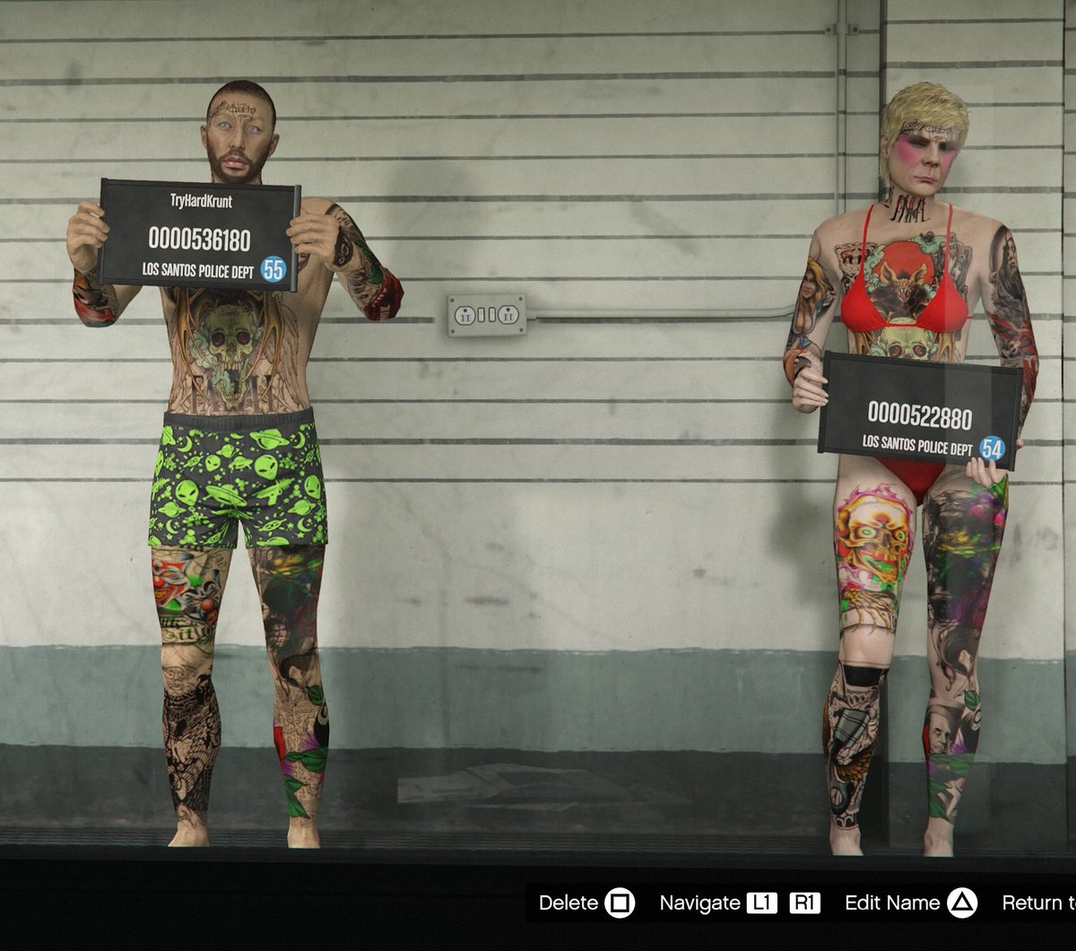 bstrballs's tweet photo. Massive S/O to @Joe2_Guns for hooking up a account with stacked tattoos on the ACC my son uses he is happy as thanks again broski #og #GTAOnline #hithimup if you need anything hit him up 💯 https://t.co/6ajqSOn42A