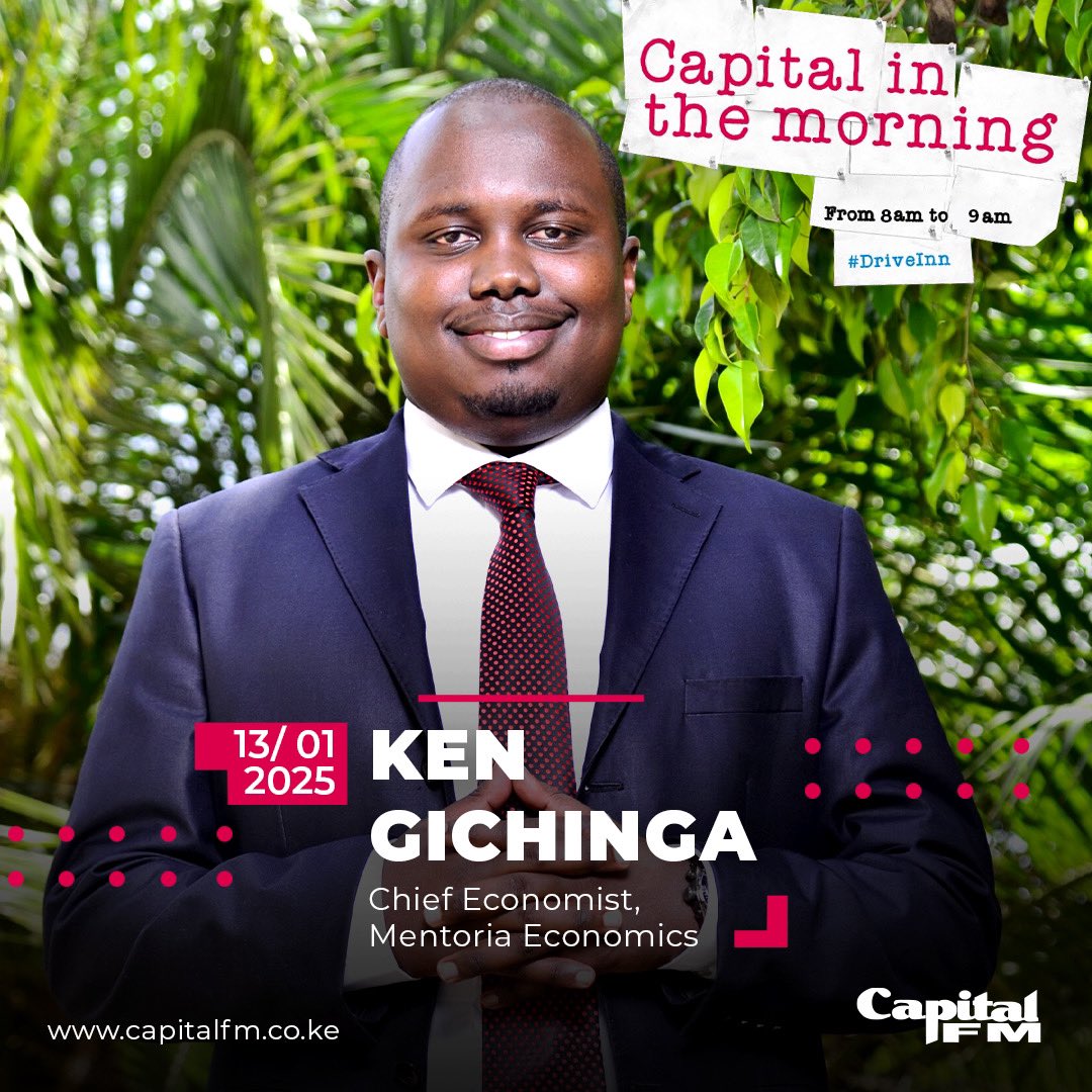 This Morning on #DriveInn with <a href="/ChikoLawi/">Chiko Lawi</a> and <a href="/blinkypenguin/">Sharps</a> 

We talk to <a href="/kgichinga/">Ken Gichinga</a> on matters #Financebill2025 and its public participation 

Listen live via capitalfm.co.ke/listenlive/