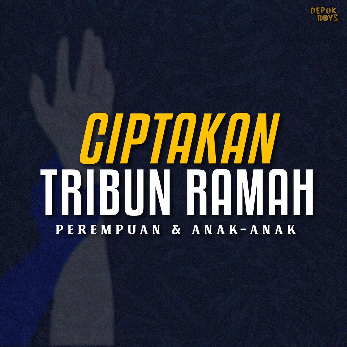 DepokBoys's tweet photo. Sepak bola untuk semua, bukan untuk pelecehan‼️

Semua penggemar, tanpa memandang gender, berhak merasa aman saat mendukung tim kesayangan mereka. Mari bersama melawan tindakan ini dengan menjaga lingkungan stadion yang nyaman dan berani bersuara saat melihat pelanggaran moral. https://t.co/75EiYR6XwI