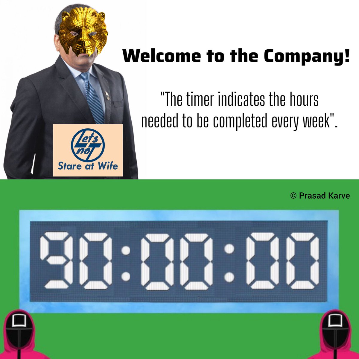 prasadkarve's tweet photo. Squid Game Corporate Edition Ep. 02 https://t.co/Gp200hpg6o