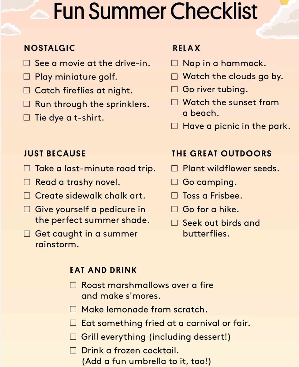 tag booster: things to do in summer

KYLEDREA IS BRILLIANT

#BrilliantSunProfessional