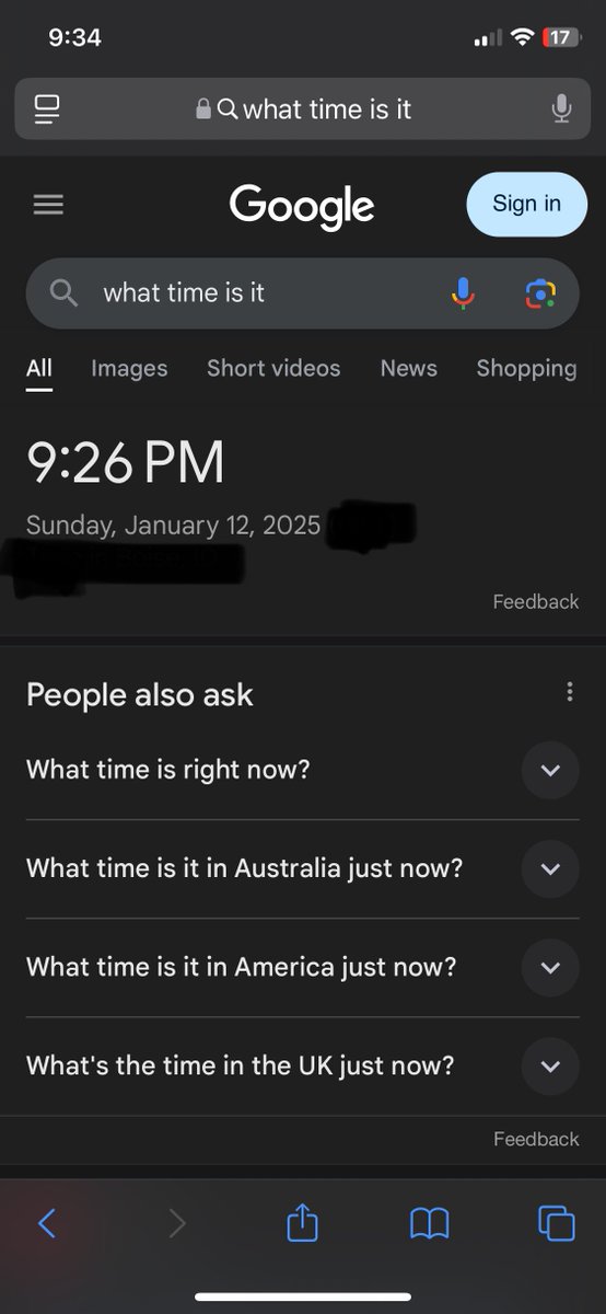 Star53815's tweet photo. aint no way google got the time wrong 💀😭 https://t.co/TlJ6NlFTsx