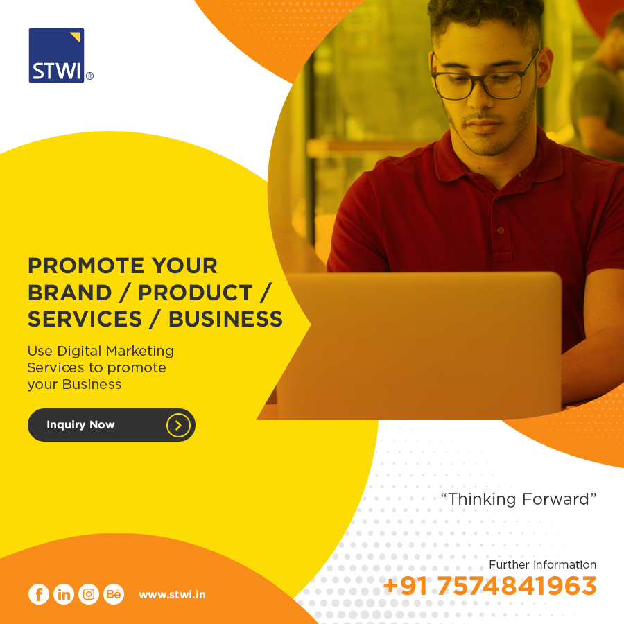 stwiahmedabad's tweet photo. Reach your target audience with promoting your Business, services and Product using Digital Marketing Services in India.
#digitalmarketingservices #PPC #SEO #socialmedia #digitalmarketing #marketingservices #seoagency #ahmedabad #digitalmarketingagency #stwi #BusinessPromotion https://t.co/oSA2nqpiEH