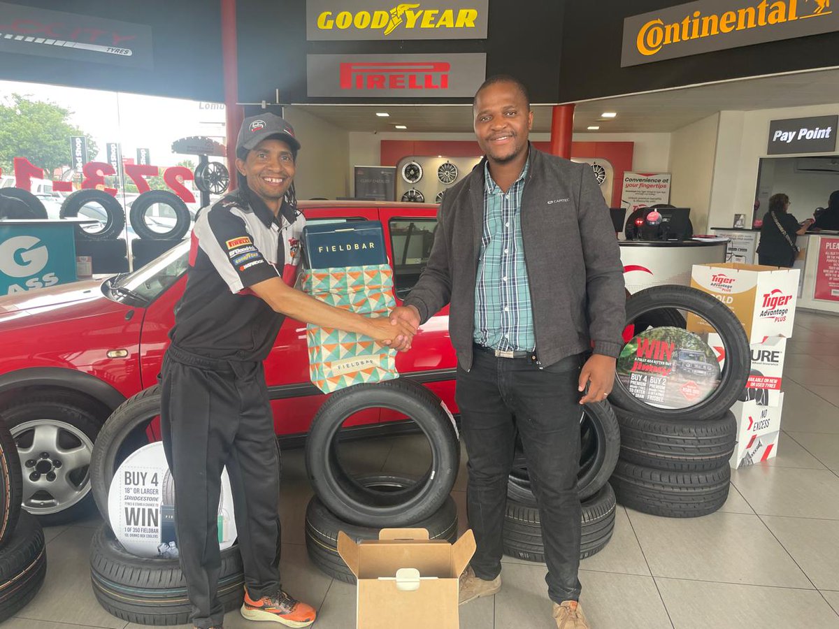 TigerWheelnTyre's tweet photo. π Winning Moments! π
A big shoutout to Katleho Letlala, whoβs taking home this stylish #Fieldbar Cooler!
Thank you for trusting #TigerWheelnTyre and premium #Bridgestone tyres. πβοΈ
More winners are still rolling in β stay tuned! π
#TigerWheelnTyreKeywest #LetsGoTogether https://t.co/hpL7oyjwy6