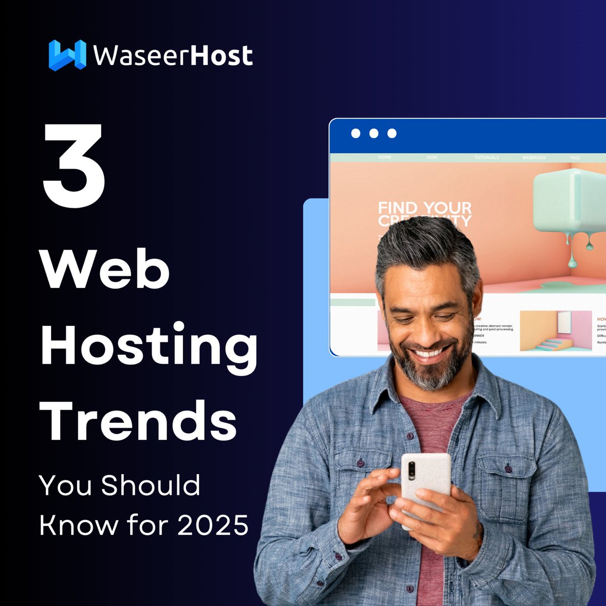 waseerhost's tweet photo. Stay Ahead in 2025 with These Must-Know #WebHosting Trends

Ready to elevate your website game in 2025?

Here are the top web hosting trends:

1️⃣ Cloud Hosting – Scalable, secure, and fast for growing businesses. ☁️
2️⃣ Eco-Friendly Hosting ! 
3️⃣ Enhanced Security Features🔒 https://t.co/0UfQQsVOyb