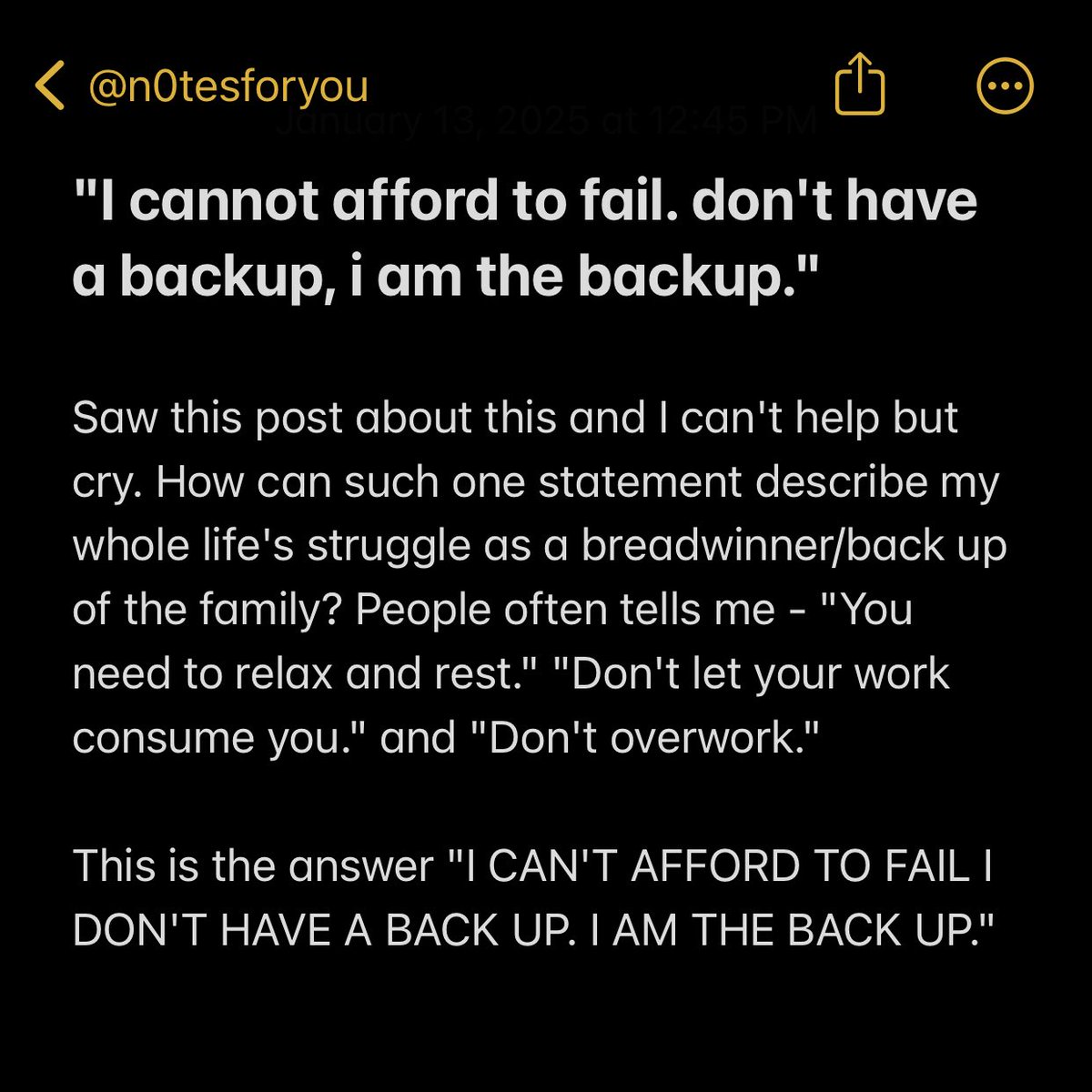 n0tesforyou's tweet photo. I. CANNOT. AFFORD. TO. FAIL. https://t.co/jxVwMVsLJd