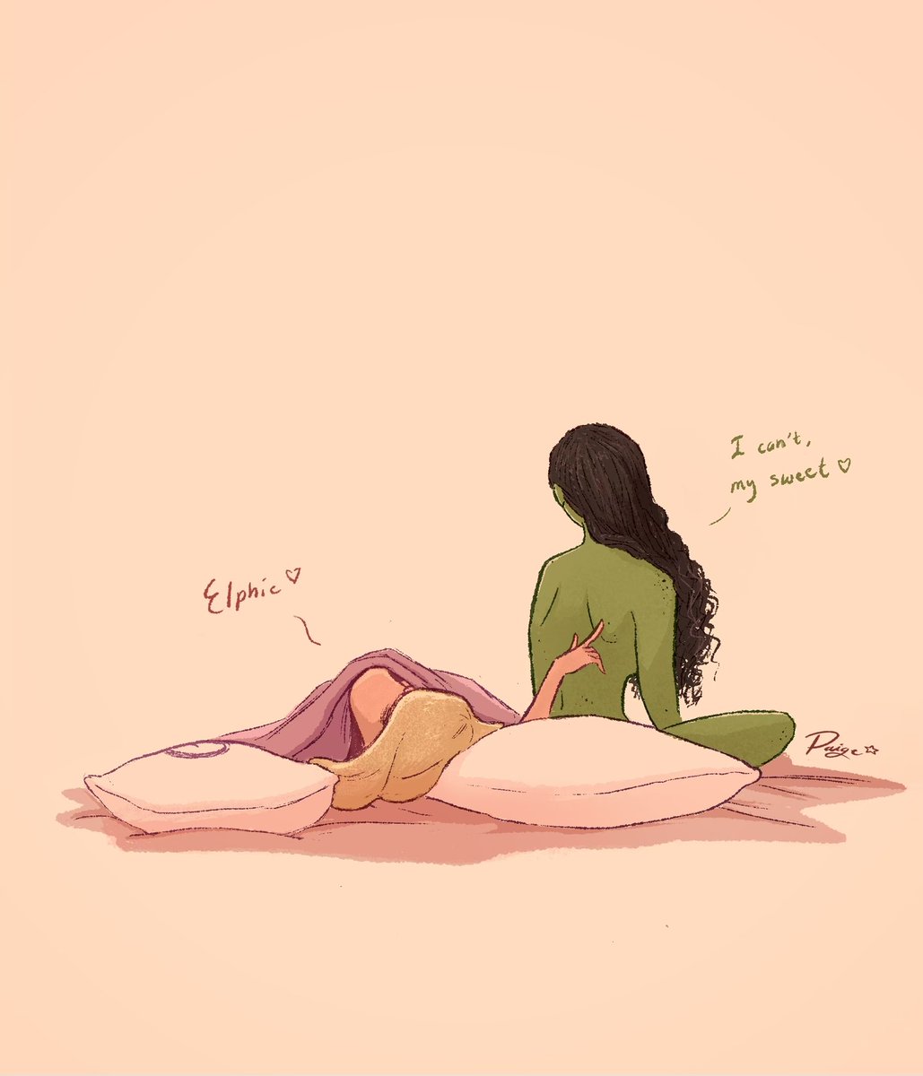 Paiges_of_Art's tweet photo. stay a little longer💕 #gelphie 

#wicked #wickedfanart https://t.co/2E27e0KLYC