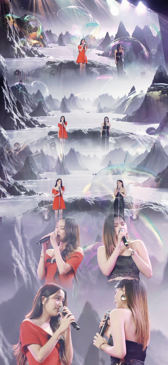 mywhitelilly_'s tweet photo. this song was beautiful yet had sad lyrics, it’s literally the representation of phinbua. i now get why their mics were placed so far apart, i wouldn’t be surprised if they came to blows while singing 🥹🫢

FREENBECKY X CRANIUM PILOT
#ฟรีนเบคxปริศนาซากมรณะ
#ฟรีนเบค #FreenBecky https://t.co/i6aH6IrwVu