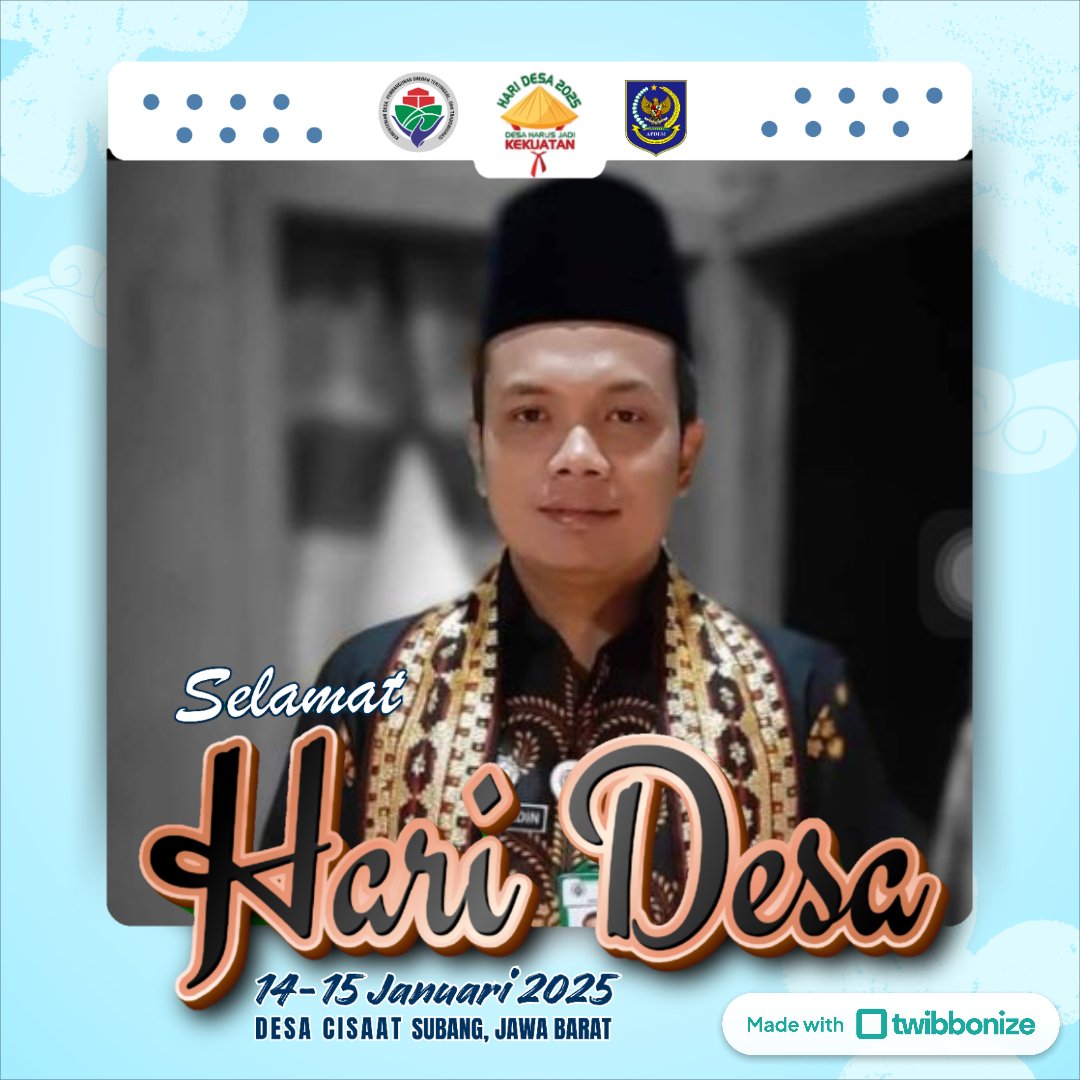 Dalam rangka Peringatan Hari Desa, mari sukseskan Asta Cita ke-6 Presiden RI "Membangun Dari Desa &amp; Dari Bawah Utk Pemerataan ekonomi dan pemberantasa kemiskinan"
#bangundesabangunindonesia 
#desaterdepanuntukindonesia
<a href="/YandriSusanto/">Yandri Susanto</a> 
<a href="/YandriSusanto27/">Yandri Susanto</a> 
<a href="/ArizaPatria/">Ariza Patria</a> 
<a href="/kemendespdt/">#BangunDesaBangunIndonesia</a>