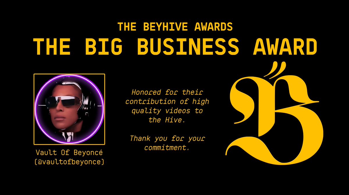 BeyHiveAwards's tweet photo. 🏆 The AMERICA HAS A PROBLEM-themed award winners — @justshannon_rn @vaultofbeyonce @poisonhoneybee_ @ourhermitage https://t.co/4OuO02Fpwm