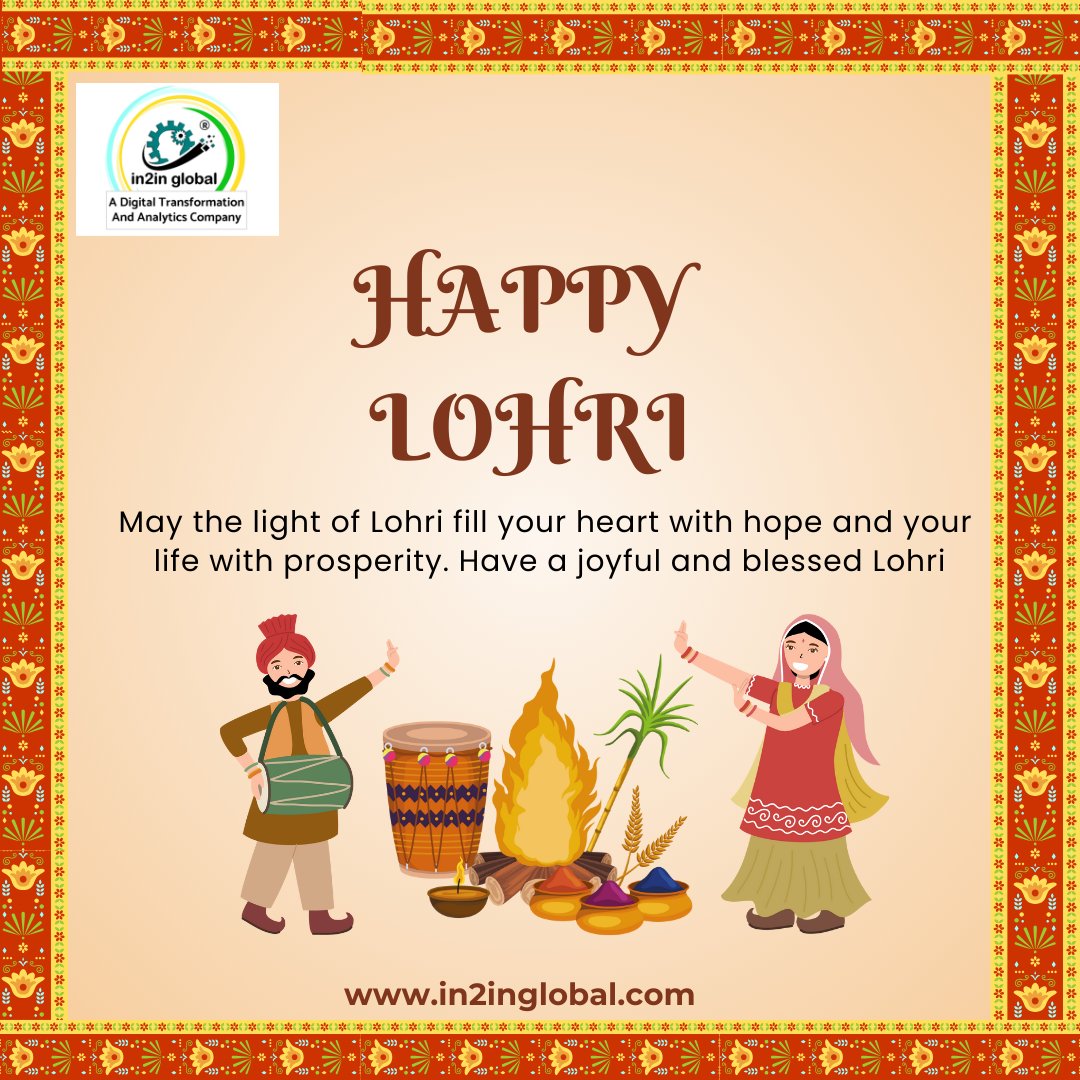 Celebrate the warmth of success and the light of new opportunities this Lohri with In2In Global!  Wishing you a festive season filled with joy, achievements, and inspiration to reach greater heights! 

 #LohriCelebrations #In2InGlobal #SuccessStories #FestiveVibes #InspireToGrow