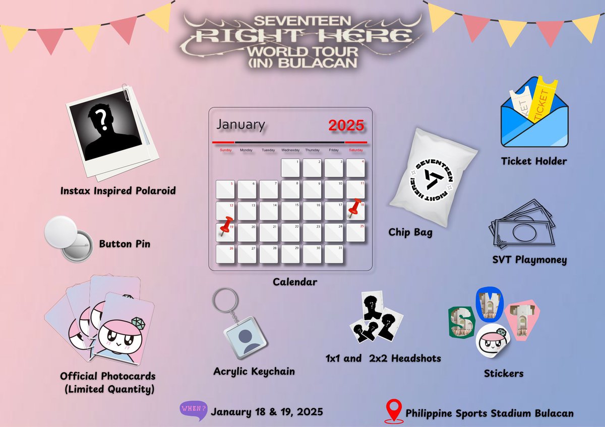 _eurydiceeee's tweet photo. ✨ Seventeen Right Here in Bulacan Fan Support by @_eurydiceeee and @xx_quincy01 ✨

We’ll be giving out random freebies for #SEVENTEEN_RIGHT_HERE_IN_BULACAN on D1 and D2.

• strictly 1:1
• like, rt, and follow to claim
• exact loc tba
• open for trades

See you, CARATS!!! 🩷🩵