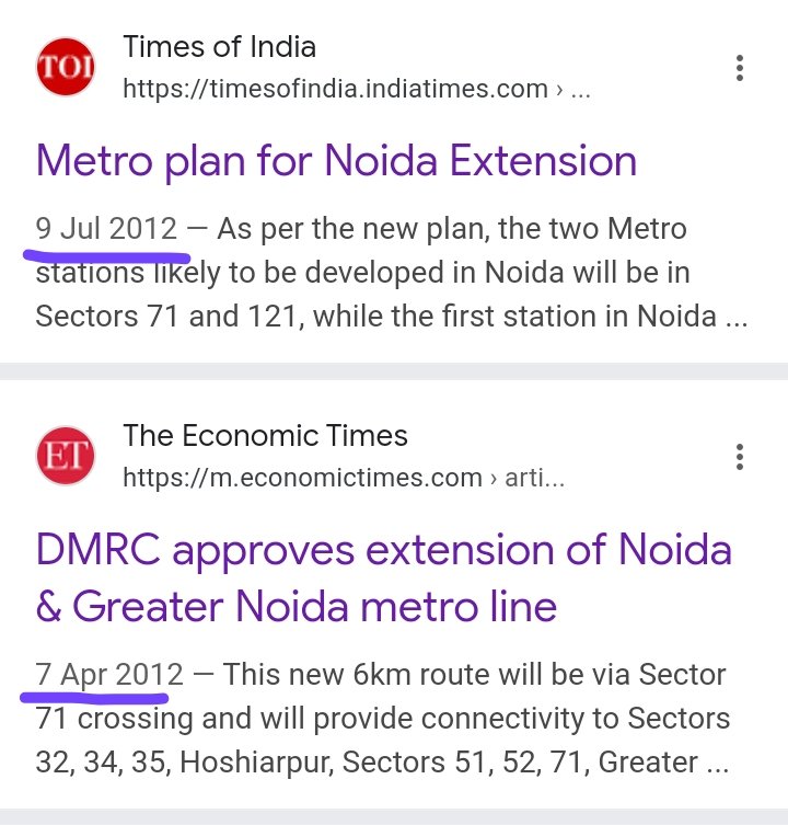 NoidaUpdatesX's tweet photo. Tale of two metros 🚇

➡️ Meerut: NCRTC has started the metro trials, operations to start soon 👍

➡️ Greater Noida West (30 km from Delhi): Metro announcements keep appearing in News headlines every 6 months giving a false hope to 5+ lakh residents of GNW

🤷🏻Hope this gives some inspiration to our authorities and MP MLA to push for metro lines in Noida Greater Noida, as their honest Intent to serve people is really important!!