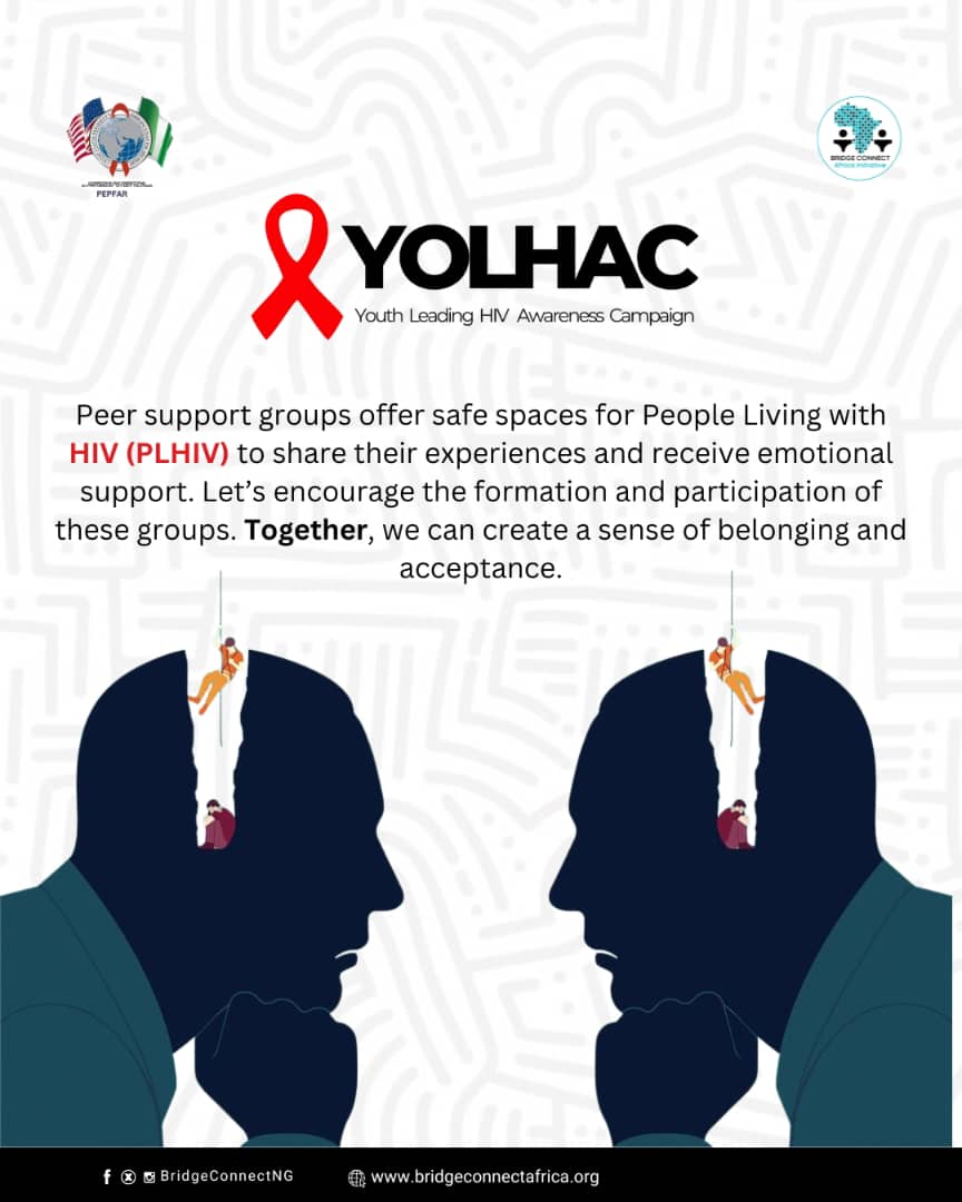 By sharing our stories and supporting one another, we can break down stigma and build a community of acceptance and love.
#yolhac #pepfarnigeria #pepfarsmallgrants #endaids #usinnigeria #bcai  #endhivstigma