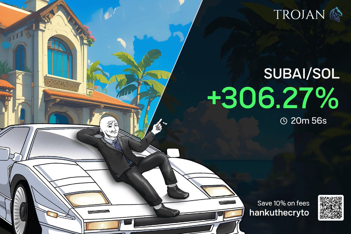 hankusignal's tweet photo. 4x $SUBAI 

Told you this is gem!  Next leg 2m? Lets see

Join to my channel call
https://t.co/XW2CHbGTDM

#SUBAI #hankusignal #solanamemecoin #Solana https://t.co/BYzYINRp51