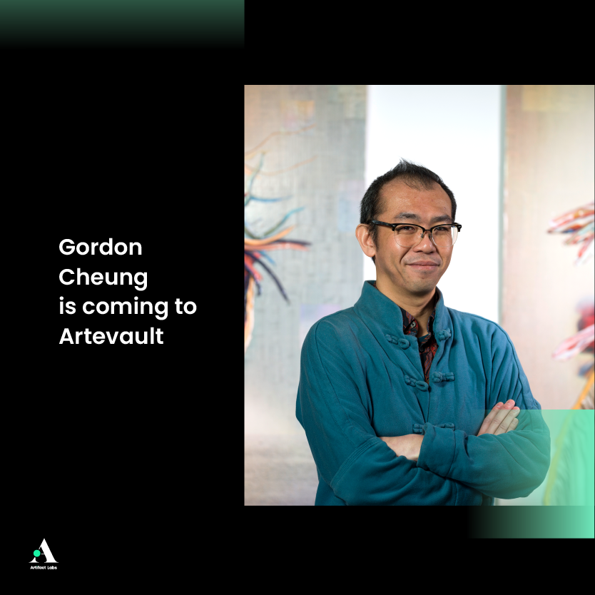 🎨 Exciting news! 🌟 

Artevault is thrilled that renowned British-Chinese artist Gordon Cheung is joining us as a featured artist for licensing! 🖼️✨ 

Get ready to explore his inspiring works that blur virtual and actual reality. Stay tuned! 👀 

👉 linktr.ee/artifactlabs