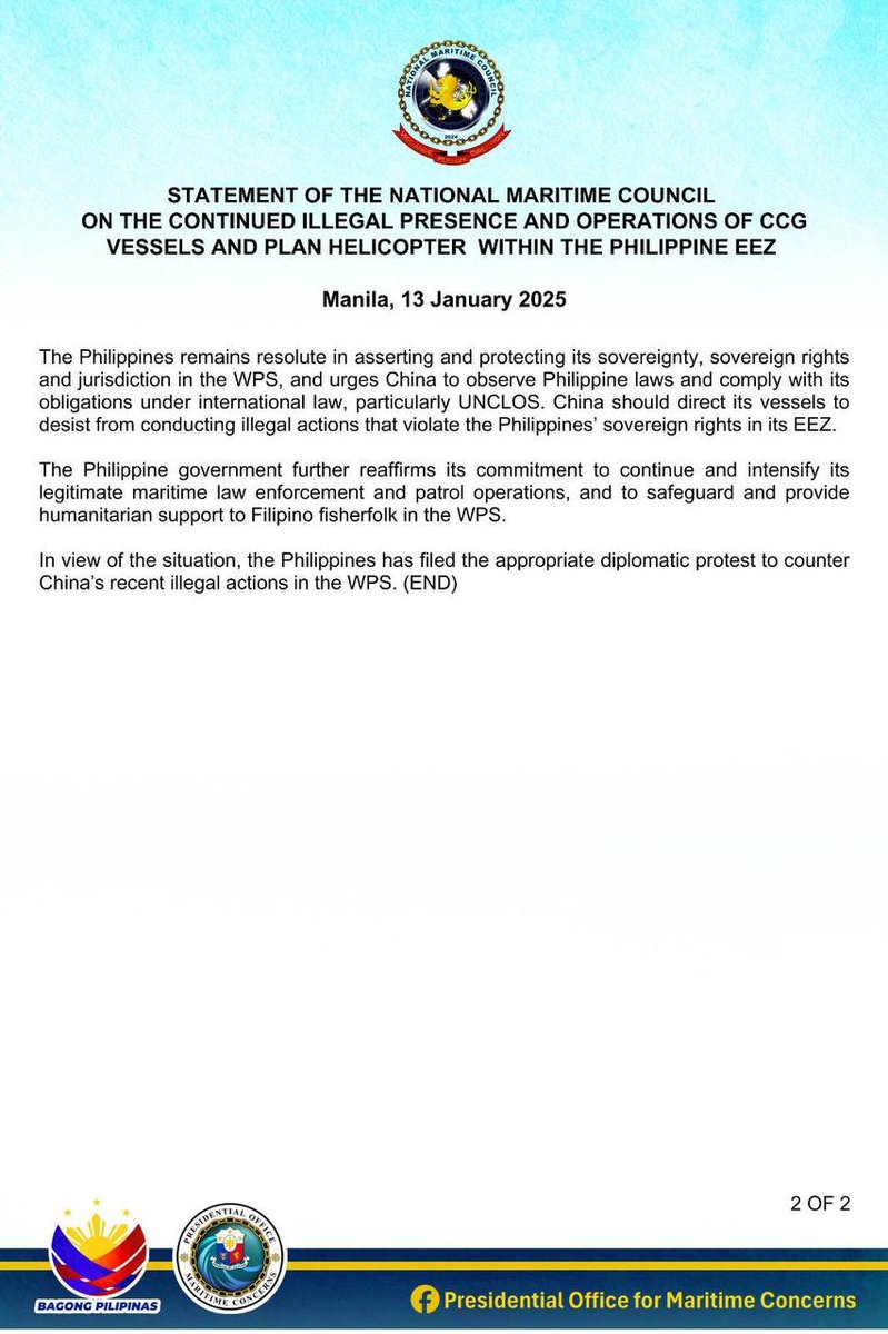 Presidential Office for Maritime Concerns tweet media