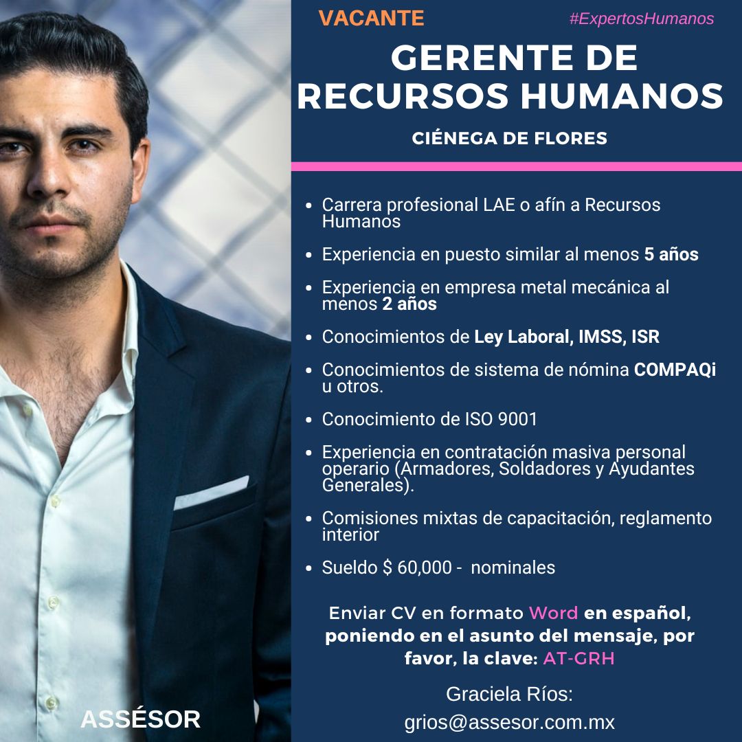 gracielarios's tweet photo. ¿Ya me sigues en la pagina de mi empresa Assésor en LinkedIn? https://t.co/5nstNtVW8H Manda tu CV a grios@assesor.com.mx #Vacante #Headhunter #Reclutadores #Oportunidadlaboral #Empleo #Vacante #RecursosHumanos #Assesor #Contrataciones #Trabajo #Reclutar #Puesto #oportunidad https://t.co/RROYa9pSWs